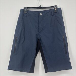 Club Ride Mountain Biking Shorts Bicycle Navy Blue Mens Size Small Outdoor